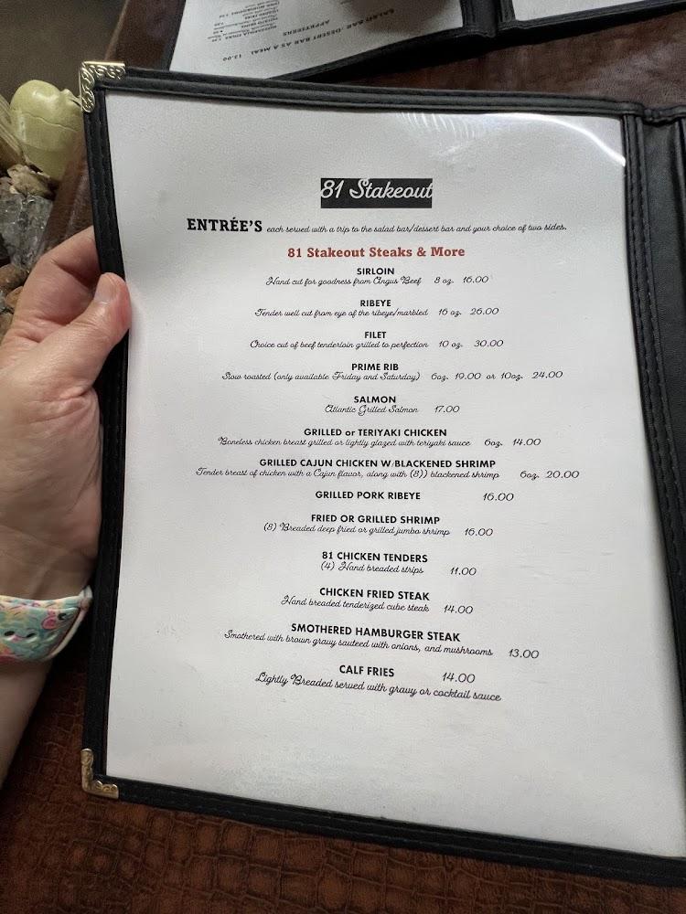81 Stakeout Menu image 3